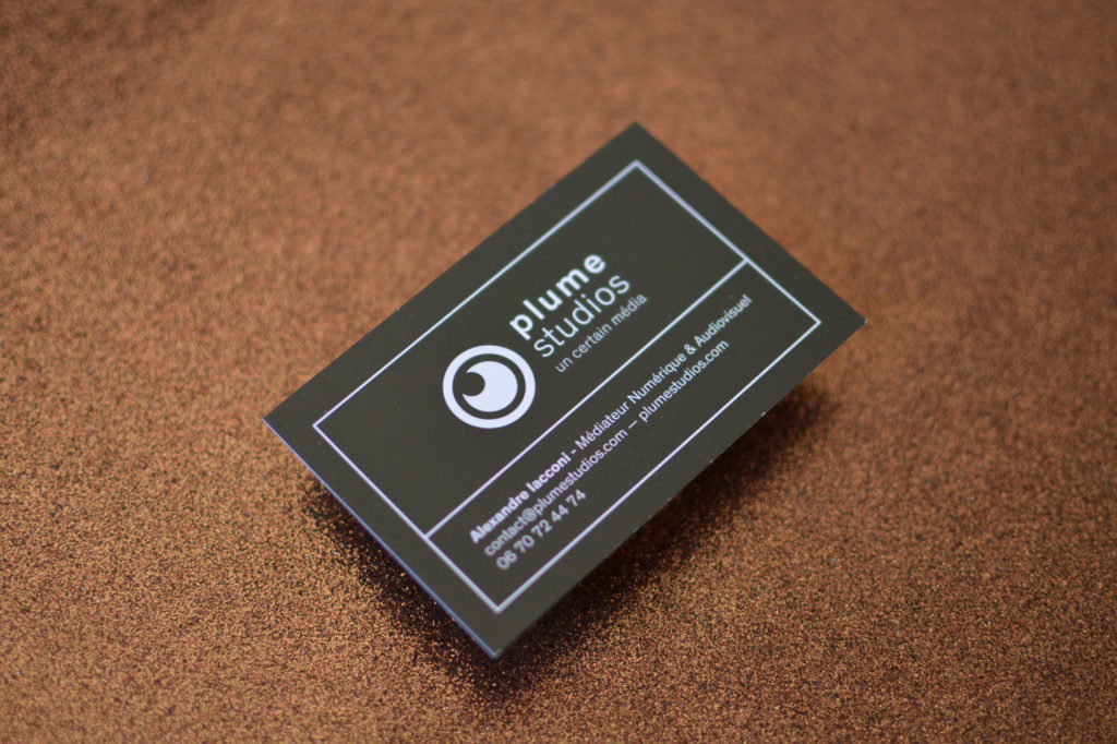 Plume Studio - buisiness card
